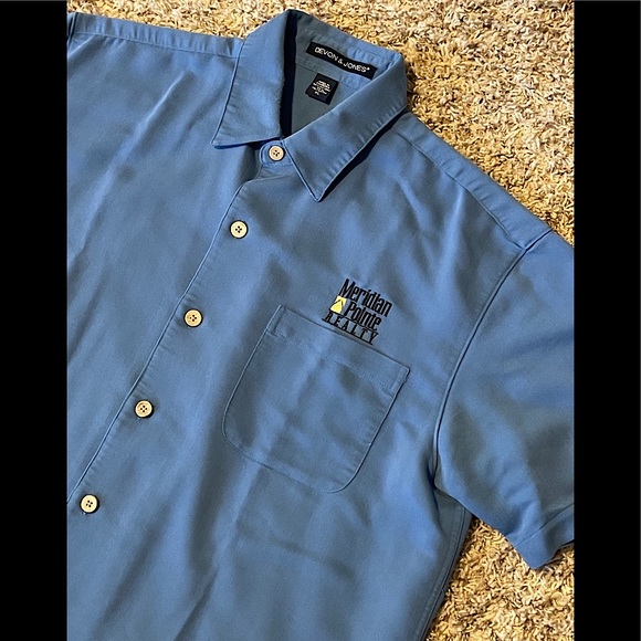 Dusty Blue Button Down - Picture 2 of 4